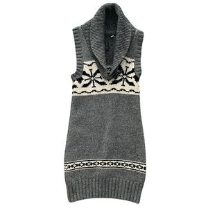 TNA Vintage Cowichan Style Lambs Wool Vest